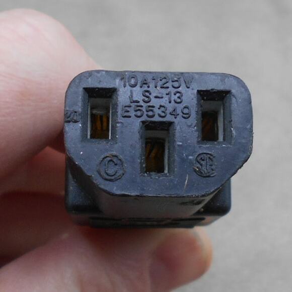 Longwell E55349 LP-30B 10A125V LS-13 6' Replacement Power Cord - Picture 3 of 4